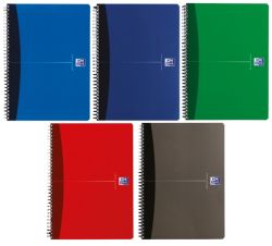 Oxford Office Wirebound Notebooks Metallic Poly cover A5