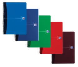 Oxford Office Wirebound Notebooks Metallic Poly cover A4