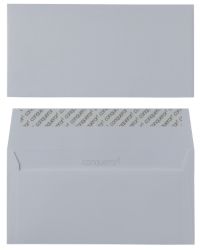 Conqueror Wove Peel And Seal Envelopes 120gsm Brilliant White DL 110 x 220 mm 500 Per Box