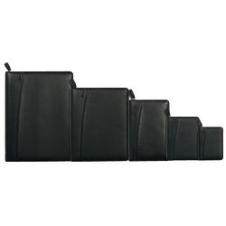Filofax Lyndhurst Mini Organiser Leather Black 100 x 132mm