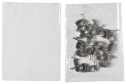 Niceday Lightweight Polythene Bags Clear 152 x 203 mm 1000 Per Pack