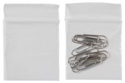 Niceday Grip Seal Plain Bags Clear 57 x 57 mm 1000 Per Pack