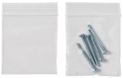Niceday Grip Seal Plain Bags Clear 76 x 83 mm 1000 Per Pack