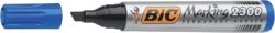 Bic Marking 2000 Permanent Marker Chisel Point Blue Pack of 12