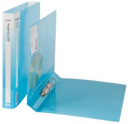 Snopake A4 Ring Binder Clear Blue