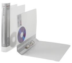 Snopake 2 Ring A4 Polypropylene Ring Binder 25mm Clear