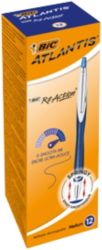 Bic Reaction Click Ballpoint Pen Blue Pack of 12