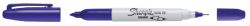 Sharpie Twin Bullet 100 05mm Blue 12pk