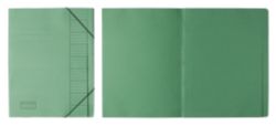 Viking Foolscap 9 Part Tabbed File Green Foolscap Pack of 5