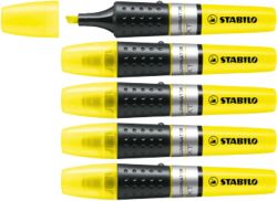 Stabilo Hightlighters Luminator Yellow 4pk