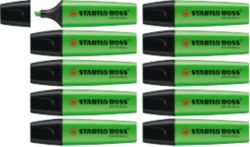 Stabilo Boss Highlighters Green Pack of 10