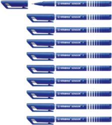 STABILO Sensor Fineliner Pack of 10 Blue