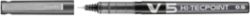 Pilot V5 Rollerball Pen Needle Tip Black Pack of 12