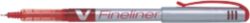 Pilot V Fineliner Pen Red Pack of 12