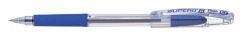 Pentel Superb Grip Recycled 07mm Ballpoint Pen Blue 12pk