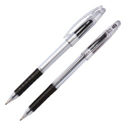 Pentel Superb Grip recycled 1mm ballpoint pen black 12bx