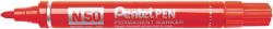 Pentel N50 permanent marker bullet tip red 12bx