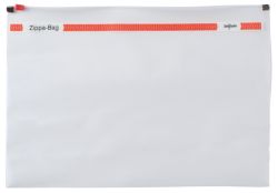 Snopake Zippa Bags Clear Red Strip Foolscap 355 x 9 x 235 mm