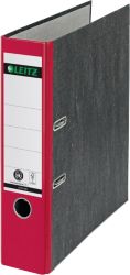Leitz 180 Degree Red Paper On Board Lever Arch File