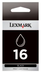 Lexmark 16 Black Printer Ink Cartridge 10N0016