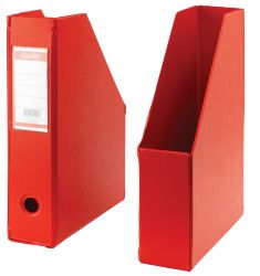 Bantex Magazine Files PVC 70mm Capacity Red A4 315 x 70 x 250 mm 5pk