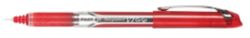 Pilot V7 Rollerball Pen Needle Tip 07mm Rubber Grip Red Pack of 12