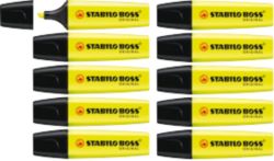 Stabilo Boss Highlighters Yellow Pack of 10