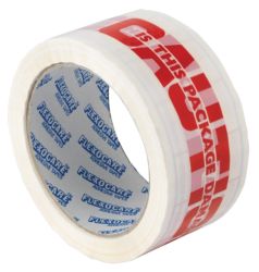 Printed Packaging Tape Caution 6pk
