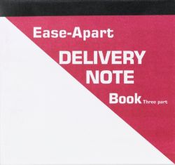 Ease Apart Personalised Delivery Note Book 3 Part 203 x 178 mm 250 Sets Per Pack