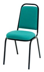 GGI Steel frame Stacking Banqueting Chair Fabric Green