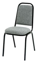 Banqueting Chair Fabric Slate Grey 4 pk