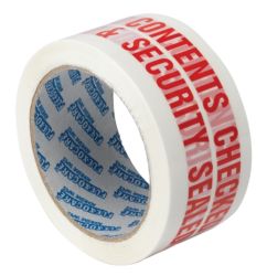 Printed Packaging Tape Contents Checked 6pk