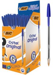 Bic Cristal Medium 05mm Ballpoint Pen Blue Pack of 50