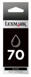 Lexmark 70 Black Printer Ink Cartridge 12AX970E