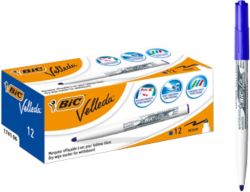 Bic Velleda Whiteboard Marker Blue Pack of 12