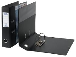 Elba 70mm Lever Arch Files Black A4