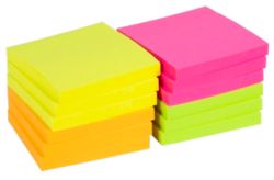 Office Depot Assorted Neon 76 x 76mm
