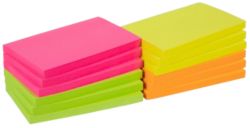 Office Depot Cube Assorted Neon 76 x 127mm