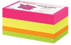 Office Depot Z Notes Assorted 76 x 127mm Pack 6