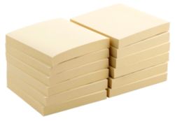 Office Depot Recycle Notes Yellow 76 x 76mm 12 Pads