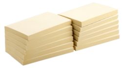 Office Depot Recycle Notes Yellow 76 x 127mm 12 Pads
