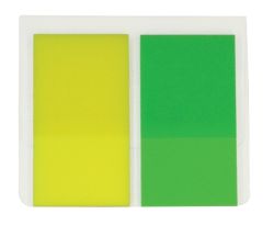 Office Depot Index Flags Neon Yellow Green 45 x 25mm 50 Flags Per Pack