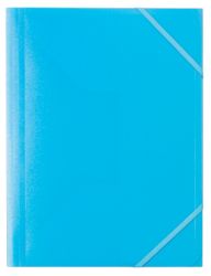 Office Depot 3 Flap Elasticated Folders Pack of 5 Blue