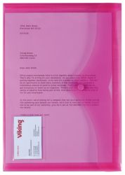 Office Depot Id Document Wallets 335 x 215mm Pink
