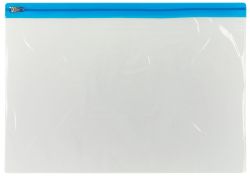 Office Depot Blue Zip Bags Pack of 5