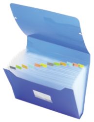 Office Depot Expanding Files 13 Part Blue