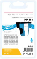 Office Depot Compatible HP 363 Cyan Ink Cartridge 