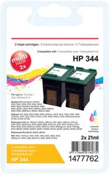 Office Depot Compatible HP 344 Colour Ink Cartridge Twin Pack 
