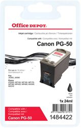 Office Depot Compatible Canon PG50 Black Inkjet Cartridge