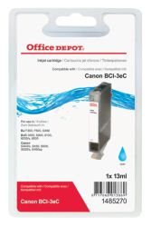 Office Depot Compatible Canon BCI3EC Cyan Ink Tank